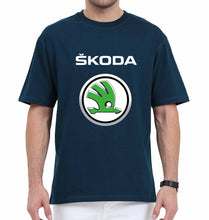 Load image into Gallery viewer, Skoda Oversized T-Shirt for Men-Petrol Blue-Ektarfa.online

