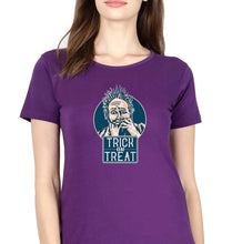 Load image into Gallery viewer, Trick or Treat T-Shirt for Women-Ektarfa.online
