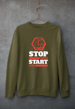 Load image into Gallery viewer, Gym Unisex Sweatshirt for Men/Women-S(40 Inches)-Olive Green-Ektarfa.online
