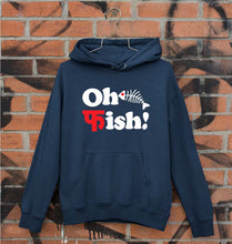 Load image into Gallery viewer, Fish Funny Unisex Hoodie for Men/Women-S(40 Inches)-Navy Blue-Ektarfa.online
