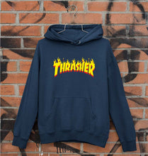 Load image into Gallery viewer, Thrasher Unisex Hoodie for Men/Women-S(40 Inches)-Navy Blue-Ektarfa.online
