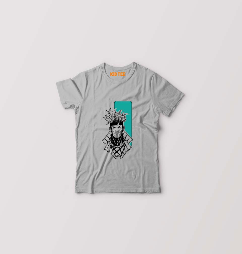 Gambit-x-men Kids T-Shirt for Boy/Girl-Grey-Ektarfa.online