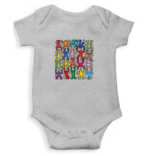 Load image into Gallery viewer, Keith Haring Funny Kids Romper For Baby Boy/Girl-0-5 Months(18 Inches)-Grey-Ektarfa.online
