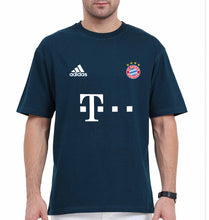 Load image into Gallery viewer, FC Bayern Munich 2021-22 Oversized T-Shirt for Men-Petrol Blue-Ektarfa.online
