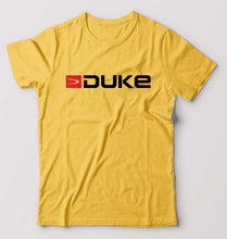 Load image into Gallery viewer, Duke T-Shirt for Men-S(38 Inches)-Golden yellow-Ektarfa.online
