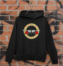 Load image into Gallery viewer, Guns and Roses Unisex Hoodie for Men/Women-S(40 Inches)-Black-Ektarfa.online
