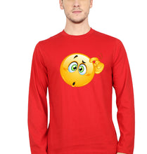 Load image into Gallery viewer, Emoji Full Sleeves T-Shirt for Men-Red-Ektarfa.online
