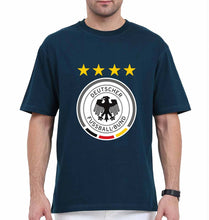 Load image into Gallery viewer, Germany Football Oversized T-Shirt for Men-Petrol Blue-Ektarfa.online
