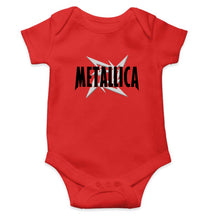 Load image into Gallery viewer, Metallica Kids Romper For Baby Boy/Girl-0-5 Months(18 Inches)-RED-Ektarfa.online
