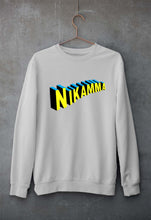 Load image into Gallery viewer, Nikamma Unisex Sweatshirt for Men/Women-Grey Melange-Ektarfa.online
