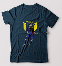 Load image into Gallery viewer, Messi T-Shirt for Men-S(38 Inches)-Petrol Blue-Ektarfa.online
