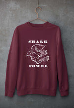 Load image into Gallery viewer, Gym Shark Power Unisex Sweatshirt for Men/Women-S(40 Inches)-Maroon-Ektarfa.online
