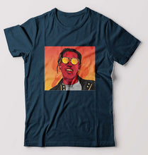Load image into Gallery viewer, Asap Rocky T-Shirt for Men-Petrol Blue-Ektarfa.online
