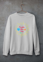 Load image into Gallery viewer, Dog Positive Vibes Unisex Sweatshirt for Men/Women-Grey Melange-Ektarfa.online

