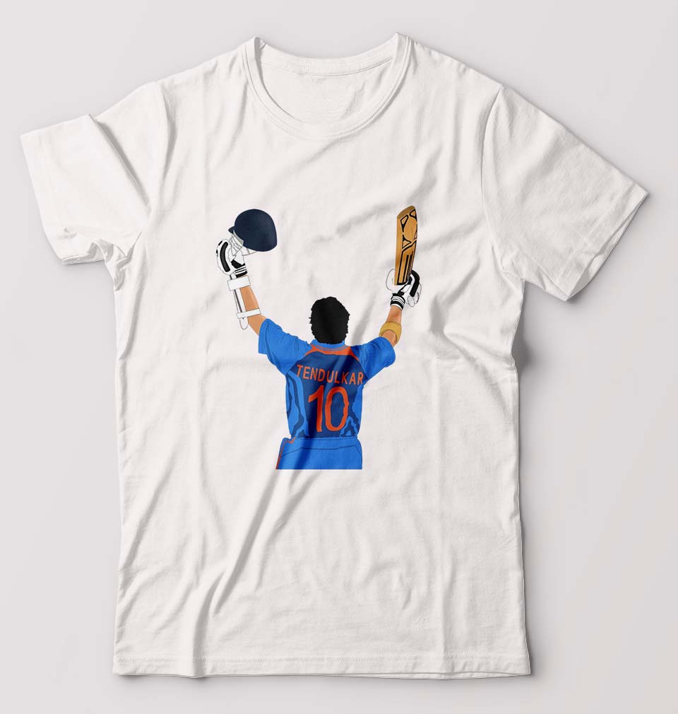 Sachin Tendulkar T-Shirt for Men-White-Ektarfa.online