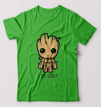 Load image into Gallery viewer, Groot T-Shirt for Men-S(38 Inches)-flag green-Ektarfa.online
