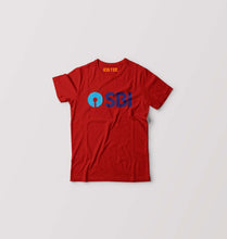 Load image into Gallery viewer, State Bank of India(SBI) Kids T-Shirt for Boy/Girl-0-1 Year(20 Inches)-Red-Ektarfa.online
