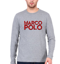 Load image into Gallery viewer, Marco Polo Full Sleeves T-Shirt for Men-Grey Melange-Ektarfa.online

