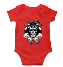 Load image into Gallery viewer, Poker Kids Romper For Baby Boy/Girl-0-5 Months(18 Inches)-Red-Ektarfa.online
