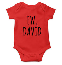 Load image into Gallery viewer, Schitts Creek EW David Kids Romper For Baby Boy/Girl-0-5 Months(18 Inches)-RED-Ektarfa.online
