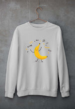 Load image into Gallery viewer, Banana Unisex Sweatshirt for Men/Women-S(40 Inches)-Grey Melange-Ektarfa.online
