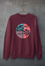 Load image into Gallery viewer, Sunset California Unisex Sweatshirt for Men/Women-S(40 Inches)-Maroon-Ektarfa.online
