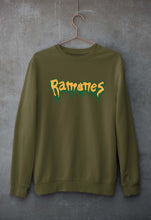 Load image into Gallery viewer, Ramones Unisex Sweatshirt for Men/Women-S(40 Inches)-Olive Green-Ektarfa.online
