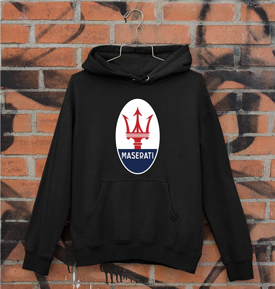 Maserati Unisex Hoodie for Men/Women-Black-Ektarfa.online
