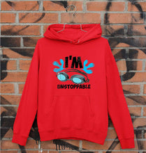 Load image into Gallery viewer, Swimming Unisex Hoodie for Men/Women-Red-Ektarfa.online
