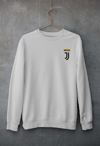 Juventus Logo Unisex Sweatshirt for Men/Women-Grey Melange-Ektarfa.online