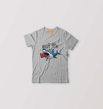 Load image into Gallery viewer, Shark Kids T-Shirt for Boy/Girl-Grey-Ektarfa.online
