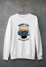 Load image into Gallery viewer, Beer Unisex Sweatshirt for Men/Women-S(40 Inches)-White-Ektarfa.online
