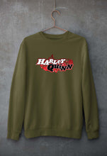 Load image into Gallery viewer, Harley Quinn Unisex Sweatshirt for Men/Women-S(40 Inches)-Olive Green-Ektarfa.online
