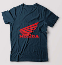 Load image into Gallery viewer, Honda T-Shirt for Men-S(38 Inches)-Petrol Blue-Ektarfa.online
