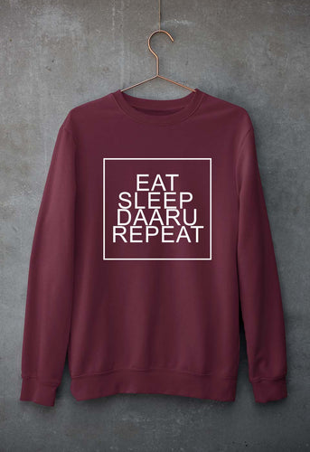 Daaru Unisex Sweatshirt for Men/Women-Maroon-Ektarfa.online