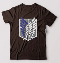 Load image into Gallery viewer, Attack on Titan T-Shirt for Men-Coffee Brown-Ektarfa.online
