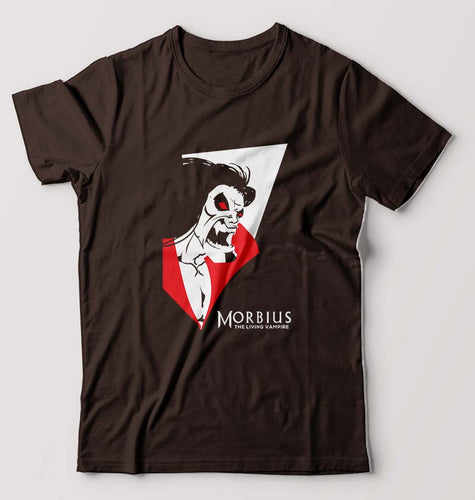 Morbious T-Shirt for Men-Coffee Brown-Ektarfa.online