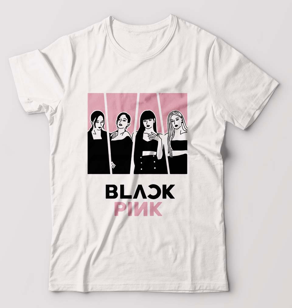 BLACKPINK T-Shirt for Men-White-Ektarfa.online