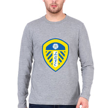 Load image into Gallery viewer, LEEDS-UNITED Full Sleeves T-Shirt for Men-Grey Melange-Ektarfa.online

