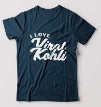 Load image into Gallery viewer, Virat Kohli T-Shirt for Men-Petrol Blue-Ektarfa.online
