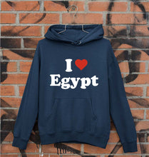 Load image into Gallery viewer, I Love Egypt Unisex Hoodie for Men/Women-Navy Blue-Ektarfa.online

