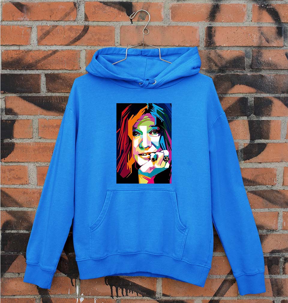 Janis Joplin Unisex Hoodie for Men/Women-Royal Blue-Ektarfa.online