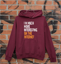 Load image into Gallery viewer, Internet Funny Unisex Hoodie for Men/Women-Maroon-Ektarfa.online

