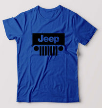 Load image into Gallery viewer, Jeep T-Shirt for Men-S(38 Inches)-Royal Blue-Ektarfa.online
