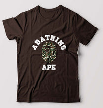 Load image into Gallery viewer, A Bathing Ape T-Shirt for Men-S(38 Inches)-Coffee Brown-Ektarfa.online

