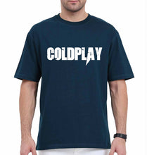 Load image into Gallery viewer, Coldplay Oversized T-Shirt for Men-Petrol Blue-Ektarfa.online

