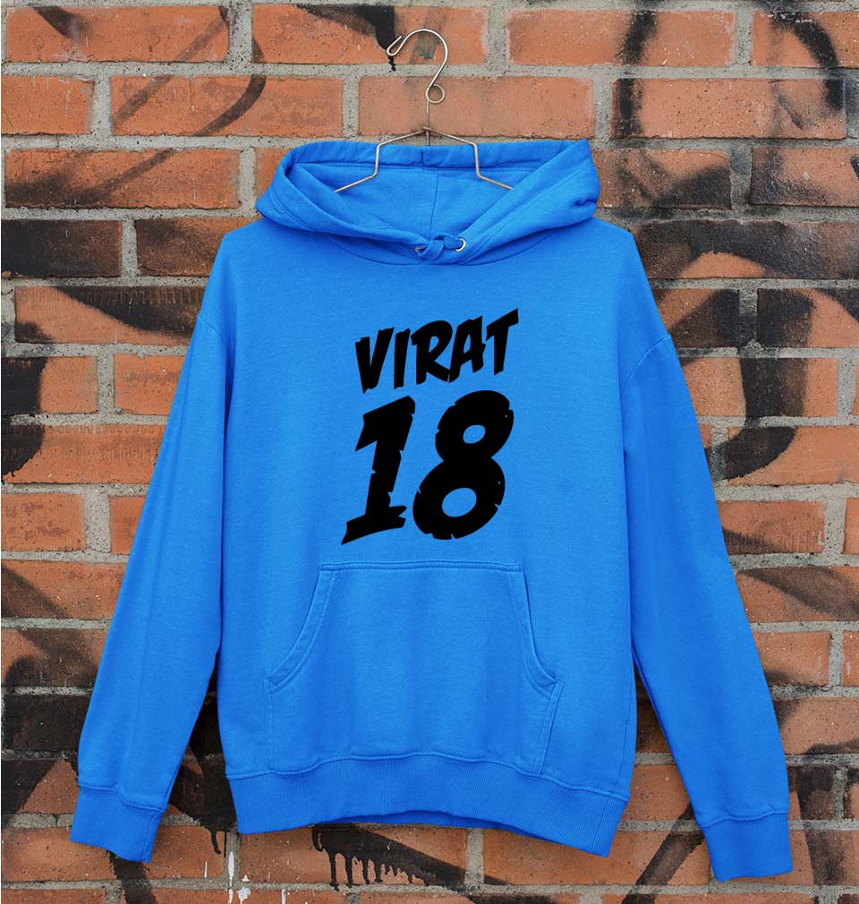 Virat Kohli Unisex Hoodie for Men/Women-Royal Blue-Ektarfa.online
