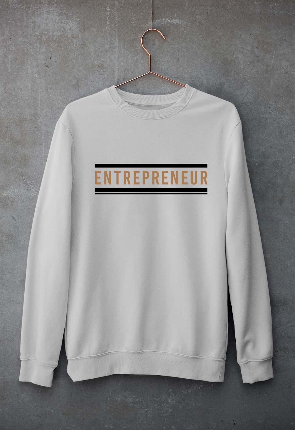 Entrepreneur Unisex Sweatshirt for Men/Women-Grey Melange-Ektarfa.online