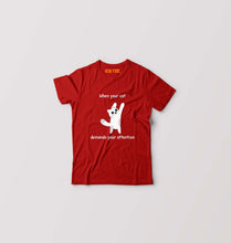 Load image into Gallery viewer, Cat Kids T-Shirt for Boy/Girl-0-1 Year(20 Inches)-Red-Ektarfa.online
