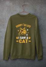 Load image into Gallery viewer, Cat Lover Unisex Sweatshirt for Men/Women-Olive Green-Ektarfa.online
